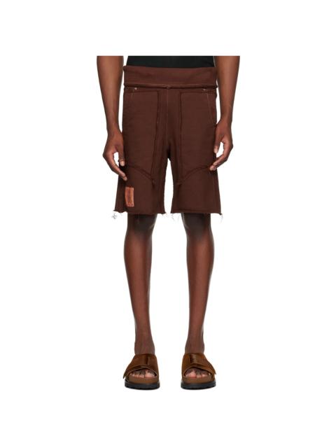 YAKU Brown Ralien Shorts