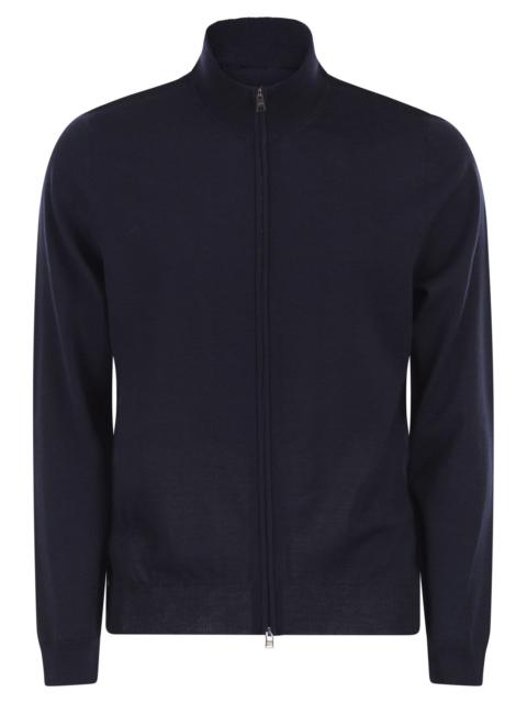 BOSS Boss Men Virgin Wool Knitted Cardigan With Zip