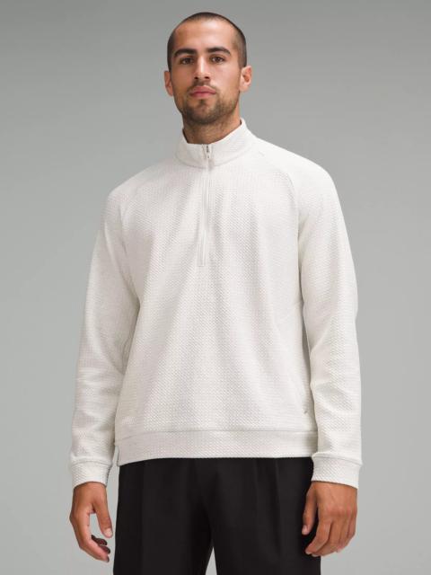 lululemon Textured Double-Knit Cotton Half Zip