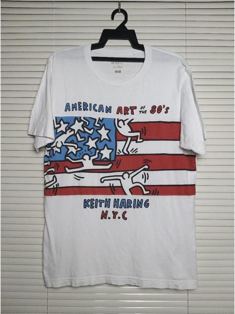 Other Designers NICE🔥🔥KEITH HARING X UNIQLO AMERICAN FLAG ART T SHIRT