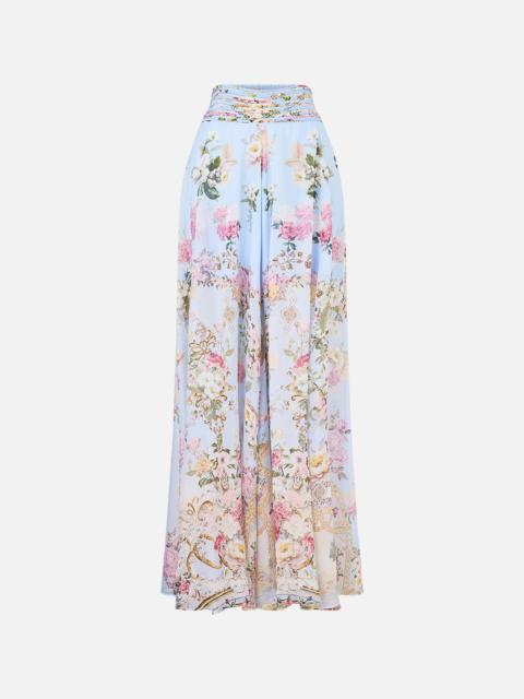 CAMILLA WAISTED WIDE LEG PANT
