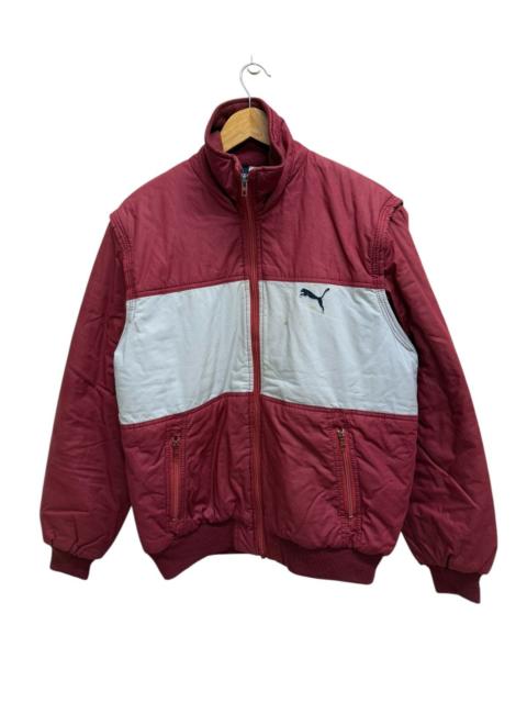 Other Designers Puma × Vintage - Vintage 90s Puma Convertiable Sleeve Bomber Jacket