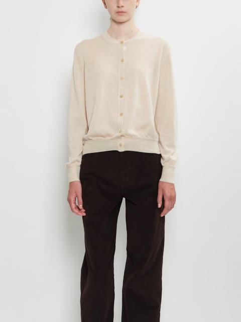 The Row Battersea Cashmere Cardigan — Sand