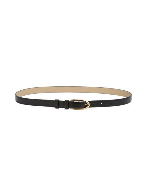 Givenchy Givenchy Round Buckle Leather Belt in Black at Nordstrom