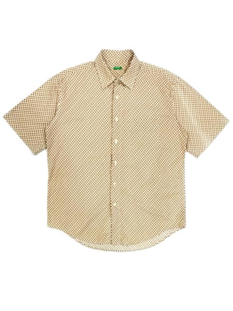 Other Designers UNITED COLORS OF BENETTON RETRO STYLE POLKA DOT SHIRT
