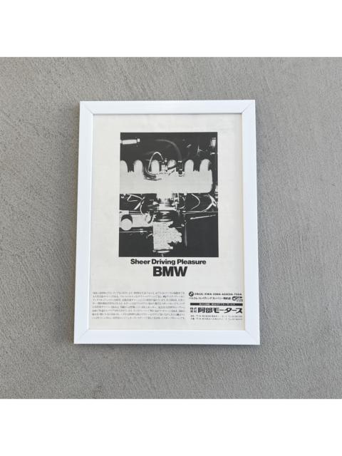 Other Designers RARE Vintage 1990s BMW 6 Series Engine Japan Promo Poster