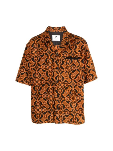 Marine Serre Printed Cotton Shirt