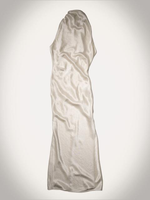 Nanushka Cowl-Neck Washed Satin Midi Dress