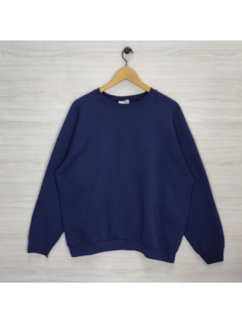 Other Designers Fruit Of The Loom × Vintage - Vtg 90s Fruit of The Loom Blank Raglan Sweatshirt