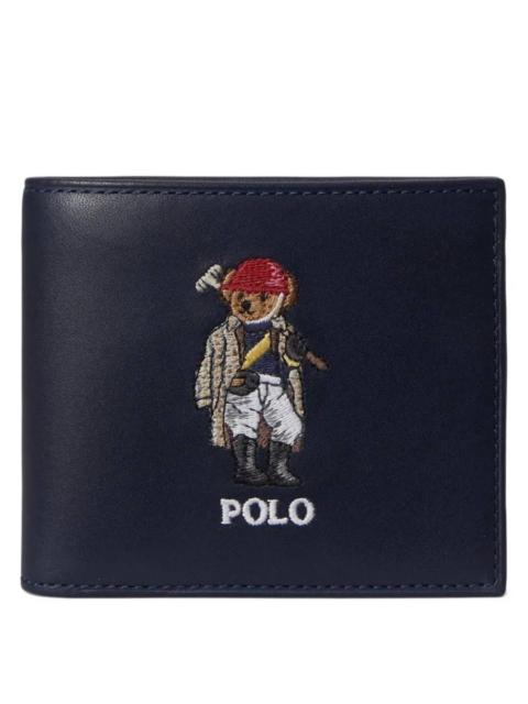 Polo Ralph Lauren Polo Ralph Lauren Polo Bear Leather Billfold Wallet