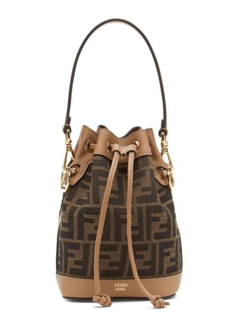 FENDI BORSA MON TRESOR MINI IN TESSUTO FF