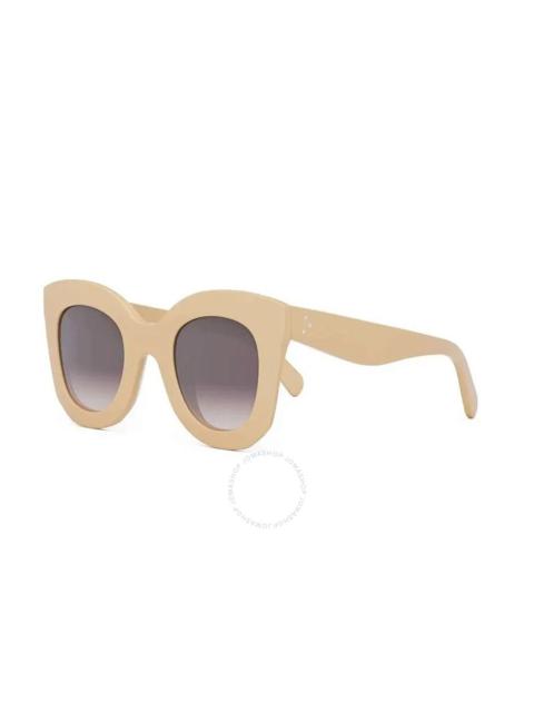 CELINE Celine Violet Gradient Square Ladies Sunglasses CL4005FN 57Z 49