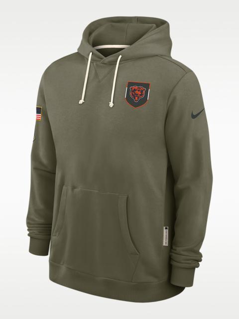 Nike Chicago Bears Salute to Service Sideline Dominant Force Men's Nike Dri-FIT NFL Pullover Hoodie
