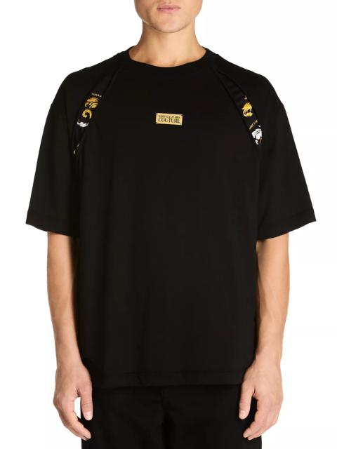 VERSACE JEANS COUTURE Panel Hardware Logo Tee