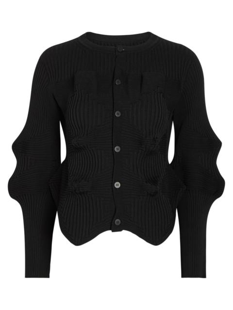 ISSEY MIYAKE Issey Miyake Sculpted Knit Cardigan