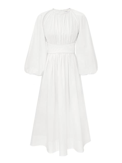 Zimmermann POPLIN MIDI DRESS