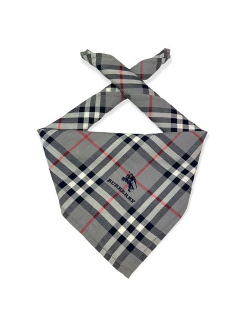 Other Designers Vintage - Vintage Burberry Scarf Handkerchief Neckerchief Bandana