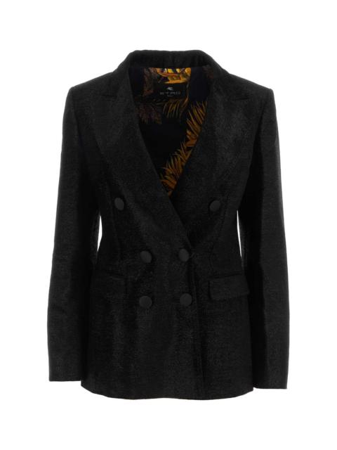 Etro Etro Women Black Viscose Blend Blazer