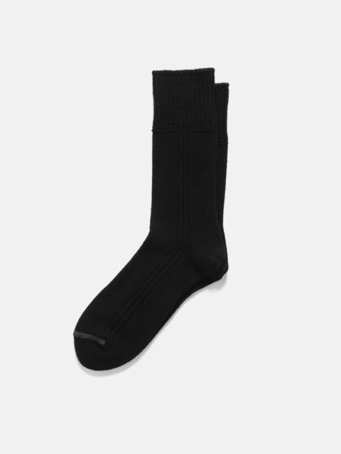 ROTOTO® R1561 Merino Lambs Wool Crew Socks Black