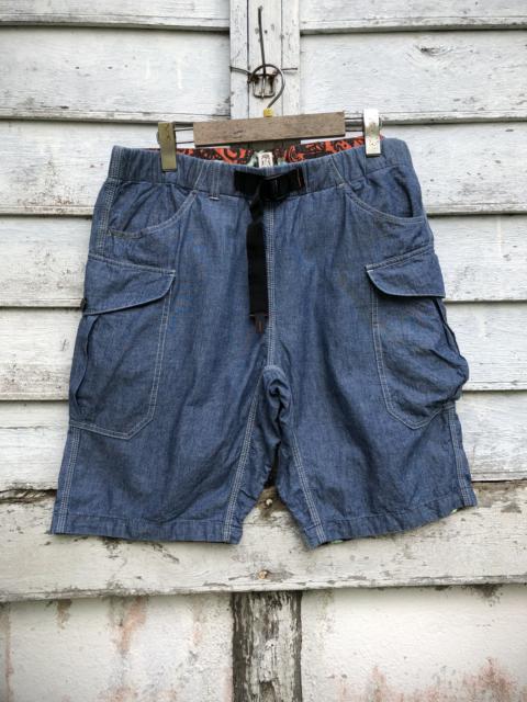 Other Designers Kato - Wild Things x Kato Outdoor Denim Cargo Short