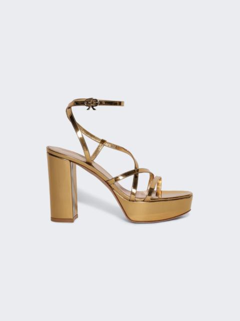 Gianvito Rossi Platform Sandals Gold