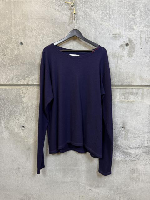 Greg Lauren Greg Lauren SAMPLE Wool Long Sleeve Crewneck Sweater