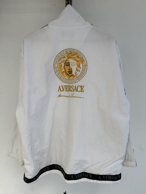 VERSACE Atelier Versace White Sidetape Jacket Nylon