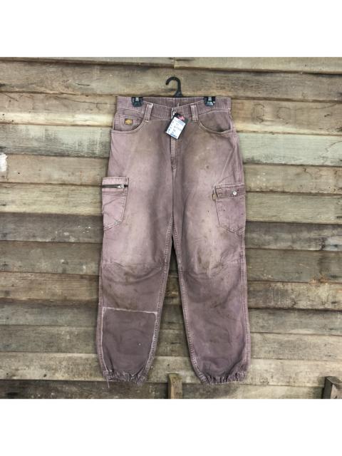 Other Designers Faded Glory - Dogman Purple Conduroy worn thrashed Denim Pants #4965