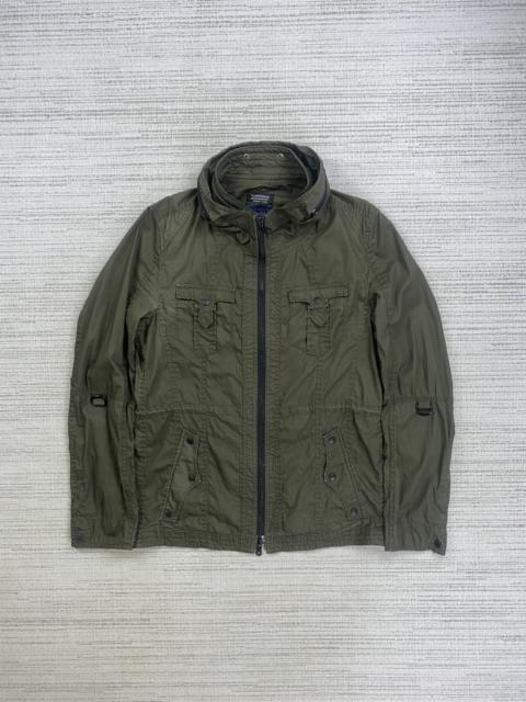 Other Designers Japanese Brand × Nicole Club × Vintage - Vintage Nicole Club Multipocket Army Green Zipper Jacket