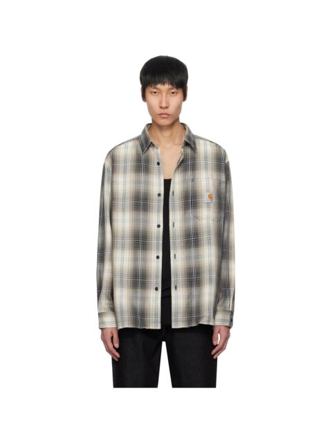 Carhartt Beige Blanton Check Shirt