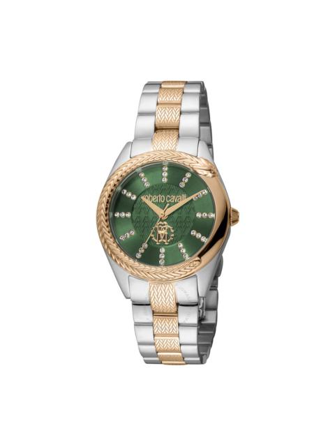 Roberto Cavalli Fashion Watch Quartz Green Dial Ladies Watch RC5L038M0115