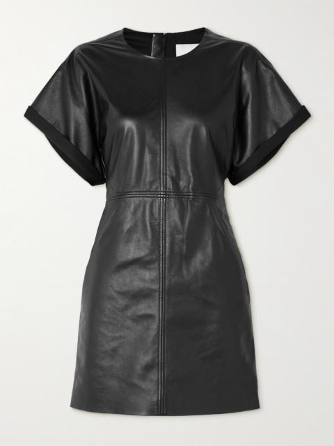 Isabel Marant Faustilia Leather Mini Dress