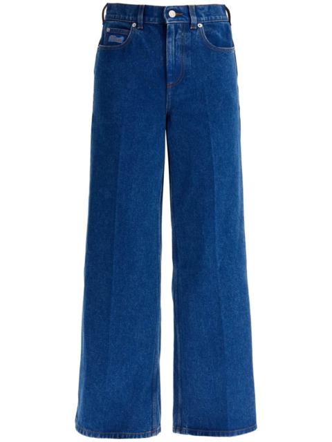 Marni Wide Flared Leg Jeans With A