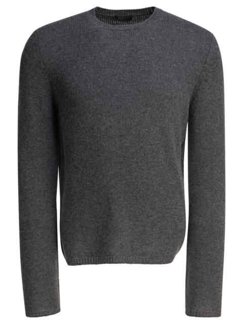 Prada Prada Cashmere Crewneck Sweater Grey Men