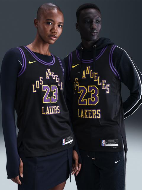 Nike Lebron James Los Angeles Lakers City Edition 2023/24 Nike Men's Dri-FIT NBA Swingman Jersey