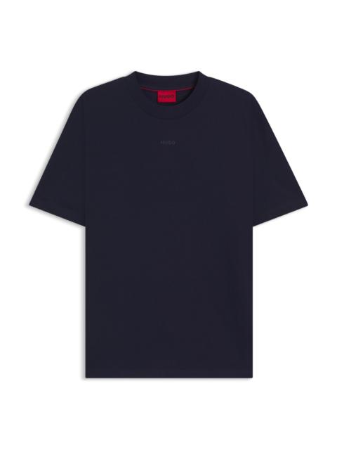 HUGO LOGO-PRINT T-SHIRT IN COTTON JERSEY