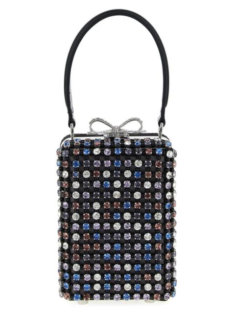 self-portrait 'Multi Crystal Chainmail' handbag