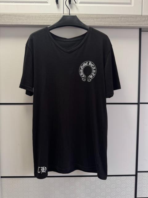 Chrome Hearts Chrome Hearts Horseshoe V-Neck Short Sleeve Top