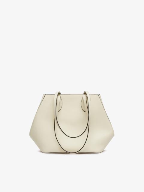 Valextra Valextra – Vivi Shopping Medium Bag – Pergamena