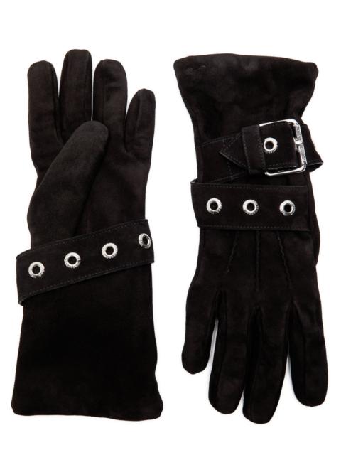 Vivienne Westwood Vivienne Westwood Belt Buckle Suede Gloves