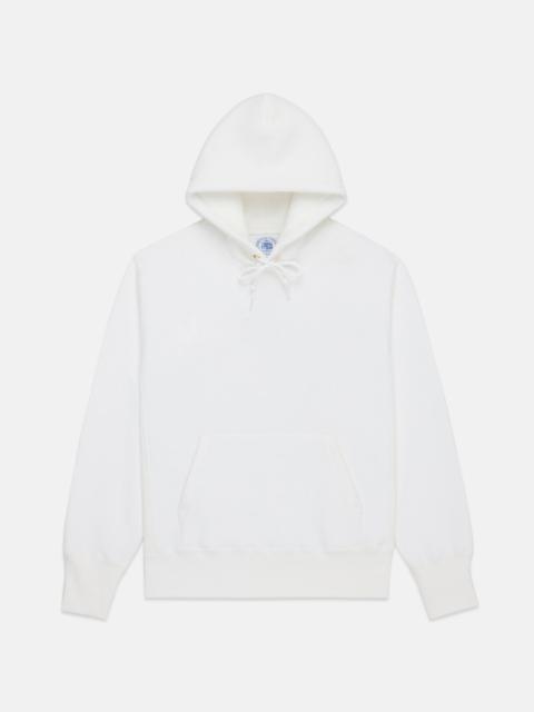 J. PRESS MADE-IN-USA WHITE HEAVYWEIGHT HOODIE