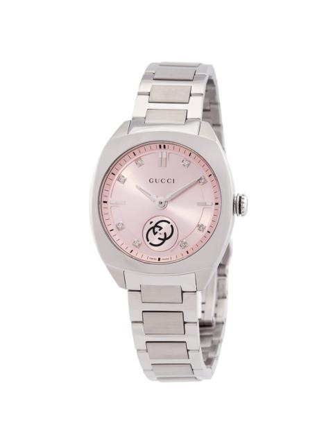 GUCCI Gucci Interlocking G Quartz Pink Dial Ladies Watch YA142511