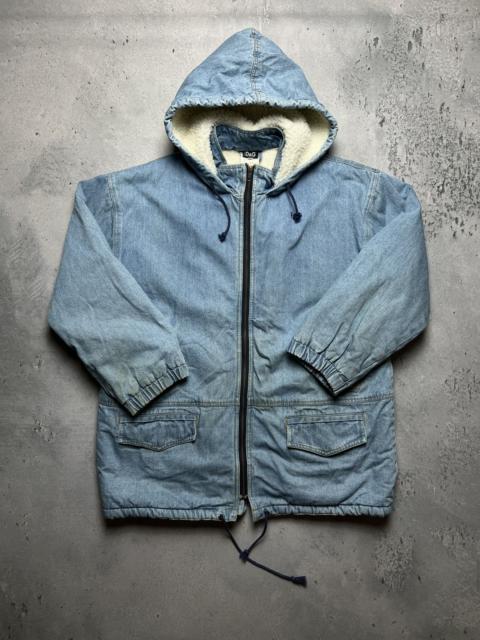 Dolce & Gabbana Vintage Dolce & Gabbana Zip-Up Sherpa Archive Denim Jacket