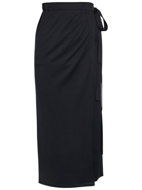 TOTEME Toteme Silk-blend Midi Wrap Skirt