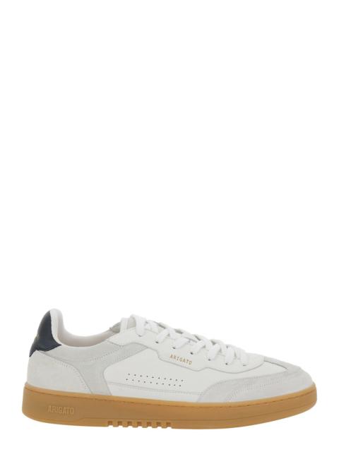 Axel Arigato Axel Arigato Men 'Dice T-Toe' White Low Top Sneakers With Logo Patch On The Tongue And Logo Letterin