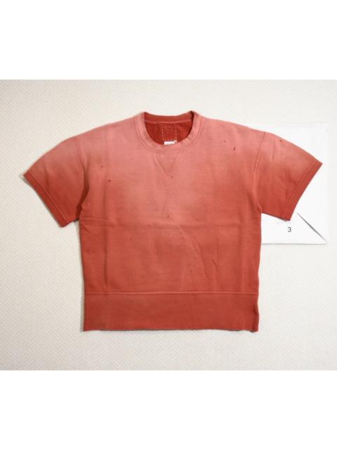 visvim Visvim 23SS Court Sweat Crash Distressed Short-Sleeve Sweatshirt