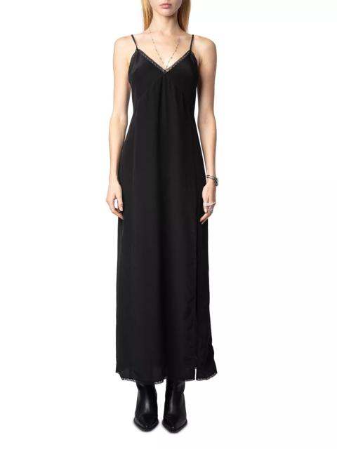 Zadig & Voltaire Ramelil CDC Strass Silk Dress