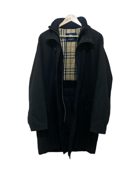 Burberry Vintage Burberry Black Double Collar Nova Check Jacket