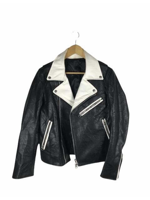 Other Designers Leather - NOCROSSING BY BOND PUNK/BIKER LEATHER JACKET