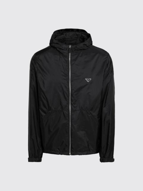 Prada Prada Men Prada Hooded Nylon Windbreaker